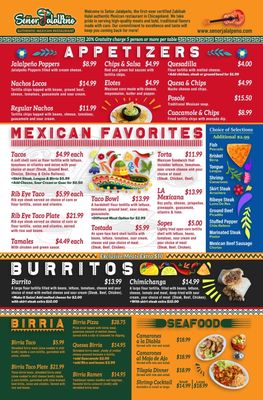 Menu photo 1 Señor Jalalpeño Lombard, IL