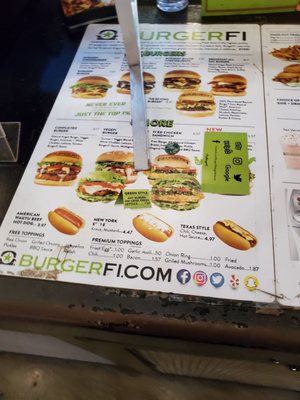 Menu photo 2 BurgerFi Raleigh, NC