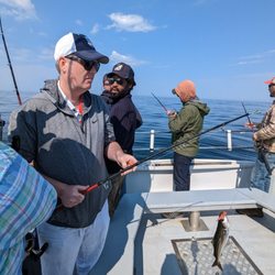 Nor'easter Deep Sea Fishing - My buddy Kenny caught a small fish. We ended up with a pretty good haul.