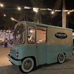Adorable tiny classic style truck, Clara Rosa Ice Cream Truck, Downtown St Pete