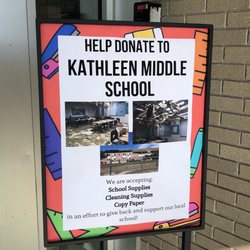 Office Depot - Taking donations to help school hit by tornado last week