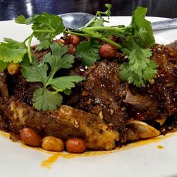 Braised beef, tendon, stomach, chili oil