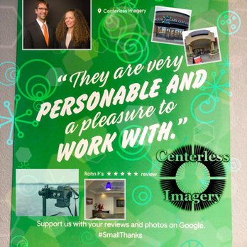 Centerless Imagery - #SmallThanks with Google - Advertising Near Me