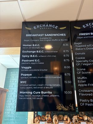 Menu photo 1 The Exchange Bakery Homer, NY Menu photo 1 The Exchange Bakery Homer, NY