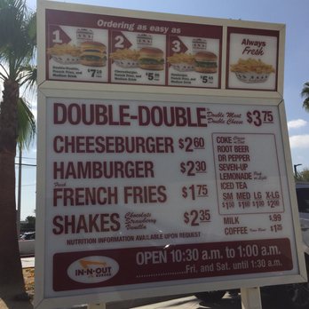 In-N-Out Burger - Drive-thru! - Fast Food Near Me - Riverside, California
