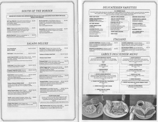 Menu photo 1 Famous Label's Delicatessen Tarzana, CA Menu photo 1 Famous Label's Delicatessen Tarzana, CA