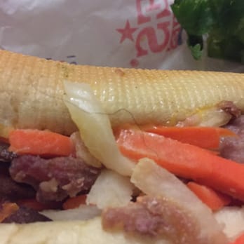 Lee's Sandwiches - Yesterday I went to this Lee's sandwich bought it to go. I found a Hair on my pork sandwich! It wasn't a head hair! Nasty! - Sandwiches Near Me - Commerce, California