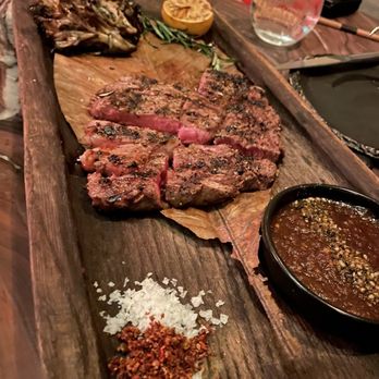 MILA Restaurant - Ribeye steak - Mediterranean Near Me - Miami Beach, Florida MILA Restaurant - Ribeye steak - Mediterranean Near Me - Miami Beach, Florida