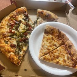 Pizza Hut - The pizza on a thin crust instead of original pan, which I paid extra for