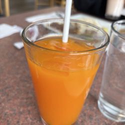 168 Sushi & Kitchen - Carrot Juice with ice, so different and delicious. My favorite juice ever.