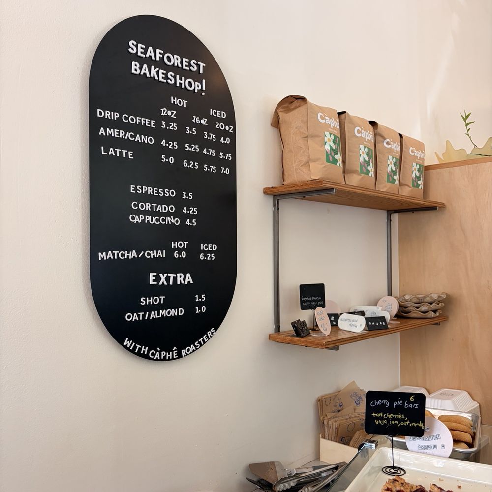 Seaforest Bakeshop - Drinks menu - Coffee & Tea Near Me - Philadelphia, Pennsylvania Seaforest Bakeshop - Drinks menu - Coffee & Tea Near Me - Philadelphia, Pennsylvania