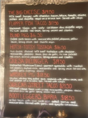 Menu photo 1 Speakeasy Grill Blanco, TX