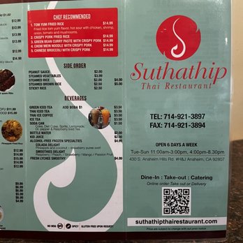 Suthathip Thai Restaurant - Thai Near Me - Anaheim, California Suthathip Thai Restaurant - Thai Near Me - Anaheim, California