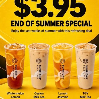Sunright Tea Studio - Diamond Jamboree Center - Bubble Tea Near Me - Irvine, California Sunright Tea Studio - Diamond Jamboree Center - Bubble Tea Near Me - Irvine, California
