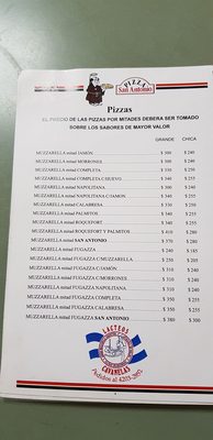 Menu photo 6 San Antonio Buenos Aires, C Menu photo 6 San Antonio Buenos Aires, C
