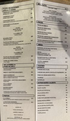 Menu photo 2 Mariscos El Buchon Carlsbad, NM