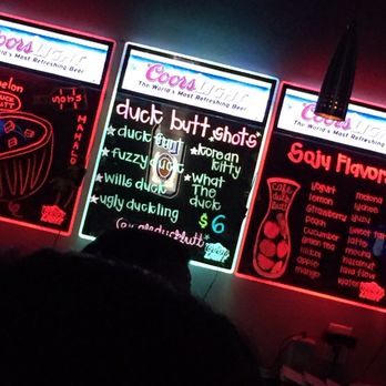 Café Duck Butt - Drink menu!! Love it! - Karaoke Near Me - Honolulu, Hawaii