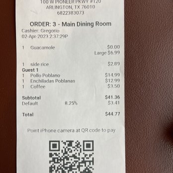 Papaya Mexican Grill - The price our our meal was very reasonable. Thank you! - Tex-Mex Near Me - Arlington, Texas Papaya Mexican Grill - The price our our meal was very reasonable. Thank you! - Tex-Mex Near Me - Arlington, Texas