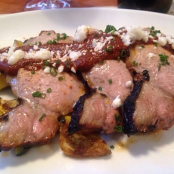 Mess Hall - Pork tenderloin with adobo sauce and cotija cheese - Wine Bars Near Me - San Diego, California Mess Hall - Pork tenderloin with adobo sauce and cotija cheese - Wine Bars Near Me - San Diego, California