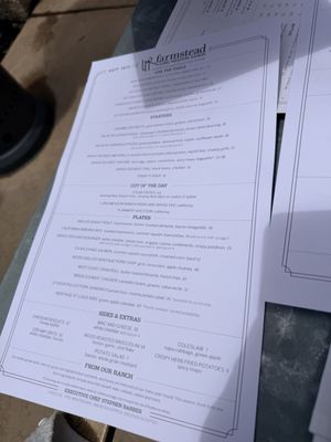 Menu photo 8 Farmstead At Long Meadow Ranch Saint Helena, CA