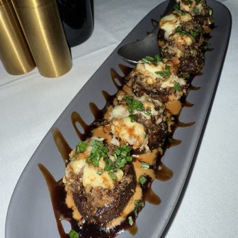Stalk Steakhouse - Stuffed Mushrooms, pretty good - Steakhouses Near Me - Eagle River, Alaska