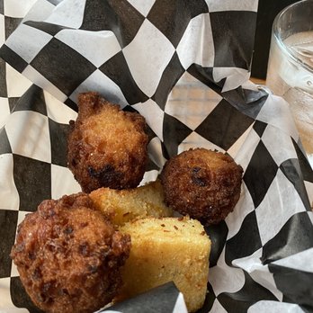 Scottie's On The River - Corn fritters and jalapeño cornbread - Seafood Near Me - Chattanooga, Tennessee