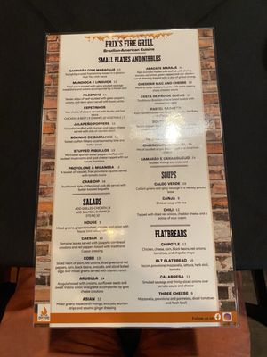Menu photo 2 Frix's Fire Grill Chester, MD Menu photo 2 Frix's Fire Grill Chester, MD