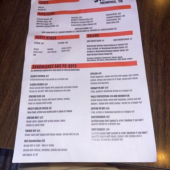 Side Car Cafe - Menu - American Near Me - Memphis, Tennessee