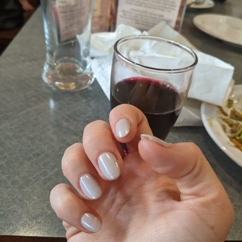 Hollywood Nail - Very natural looking oval acrylic tips. My natural nails were in bad shape, unfortunately no before pictures. - Nail Salons Near Me - Redding, California