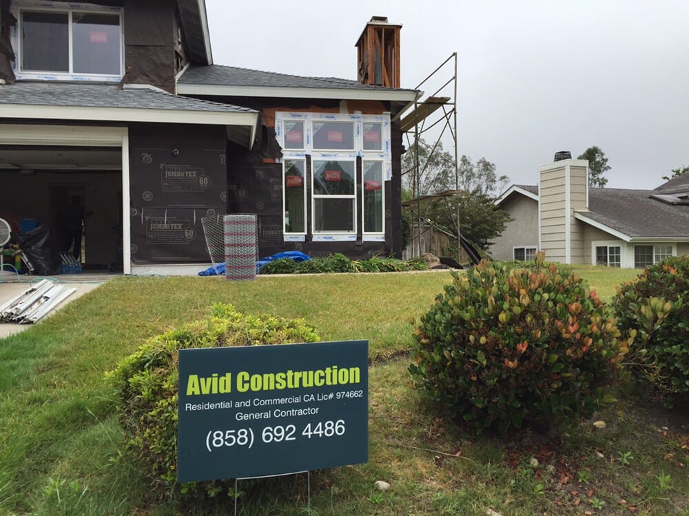 Slide of Avid Construction