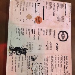 One Bike Coffee - Menu
