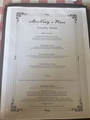 Menu photo 1 McNeely’s Place North Augusta, SC Menu photo 1 McNeely’s Place North Augusta, SC