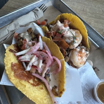 Urban Fish Taco - White fish taco and surf and turf taco - Tacos Near Me - Chino Hills, California Urban Fish Taco - White fish taco and surf and turf taco - Tacos Near Me - Chino Hills, California