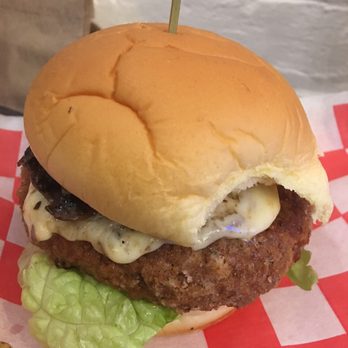 Gnarly Eats - Portobello eh burger - Burgers Near Me - Brooklyn, New York
