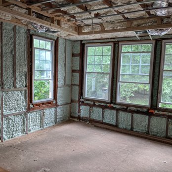 Garza Contractors - During: spray foam insulation installed throughout - General Contractors Near Me - Silver Spring, Maryland