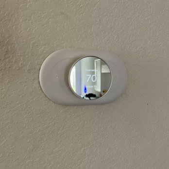 Precision Heating & Air - Google - Nest Thermostat Trim Kit and Nest Smart Programmable Wifi Thermostat - Snow - Heating & Air Conditioning/HVAC Near Me - Austin, Texas