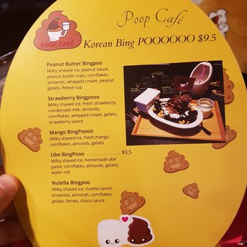 Poop Cafe - Menu October 2017 - Desserts Near Me - Toronto, Ontario Poop Cafe - Menu October 2017 - Desserts Near Me - Toronto, Ontario