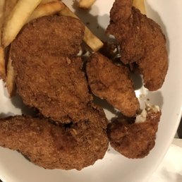 fried chicken and french fries