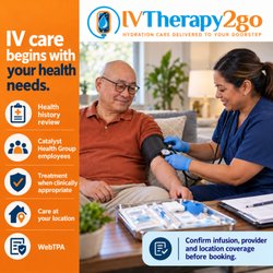 IVTherapy2go - #CatalystHealthGroup employees with #WebTPAbenefits should confirm coverage & costs before booking #IVTherapy2go #IVTherapy #HealthInsurance