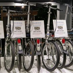 I -Drive Bike Rental & Sales - Just a few of our fleet of Ford by Dahon folding bicycles