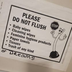 Salvation Army - Don't flush your dreams.