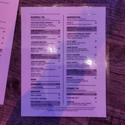 Log Cabin Pub - Menu feb 2025