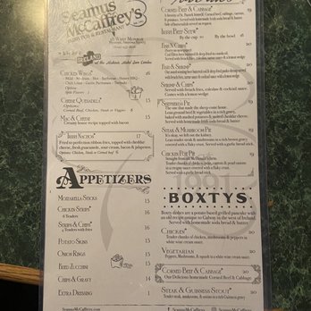Seamus McCaffrey's - Dinner menu - Irish Near Me - Phoenix, Arizona Seamus McCaffrey's - Dinner menu - Irish Near Me - Phoenix, Arizona