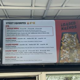 Menu (January 2026)