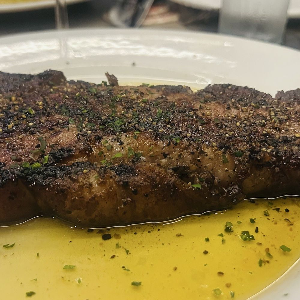 NY steak ($60) excellent