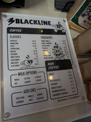 Menu photo 1 Black Line Los Angeles, CA
