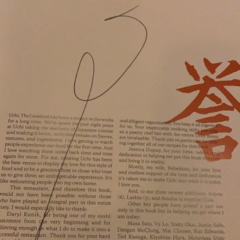 Uchiko Austin - Signed cookbook from the chef/ owner - Sushi Bars Near Me - Austin, Texas Uchiko Austin - Signed cookbook from the chef/ owner - Sushi Bars Near Me - Austin, Texas