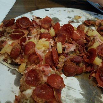 The Crust Pizza - Look at all that meat! - Pizza Near Me - Naples, Florida The Crust Pizza - Look at all that meat! - Pizza Near Me - Naples, Florida
