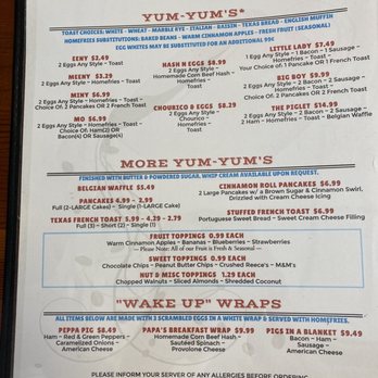 Bacon N Beanz - Menu - Breakfast & Brunch Near Me - Woonsocket, Rhode Island
