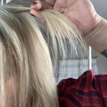 Modern Beauty Salon - Photo shows how ends of hair that are broken off which goes all the way around my head! - Hair Salons Near Me - Sparks, Nevada Modern Beauty Salon - Photo shows how ends of hair that are broken off which goes all the way around my head! - Hair Salons Near Me - Sparks, Nevada